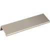 Elements By Hardware Resources 6" Overall Length Satin Nickel Edgefield Cabinet Tab Pull A500-6SN